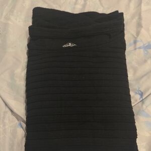 Classic Black Ribbed Sweater